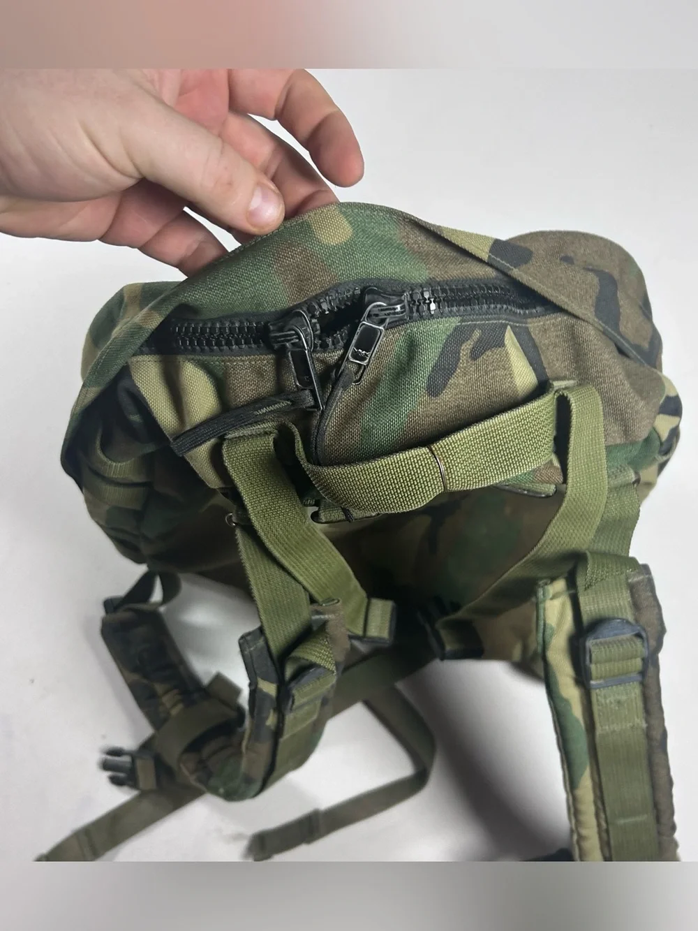 US Army Woodland Patrol Pack BDU M81 Camo Assault Backpack